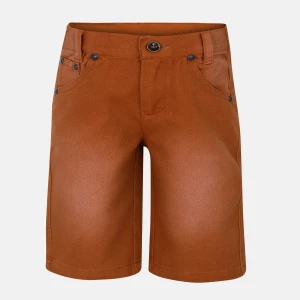 Coffee Gabardine Short Pant